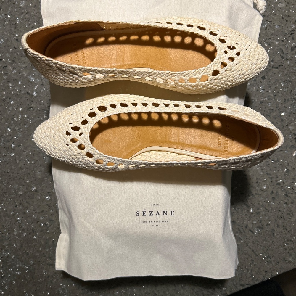 Anya Low Ballerinas, color: natural woven raffia - Picture 5 of 5